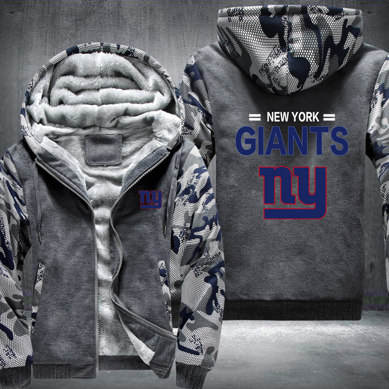 NFL NEW YORK GIANTS THICK FLEECE JACKET