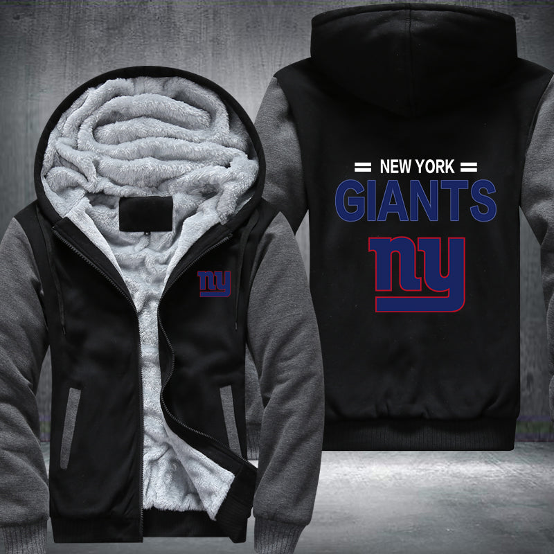NFL NEW YORK GIANTS THICK FLEECE JACKET