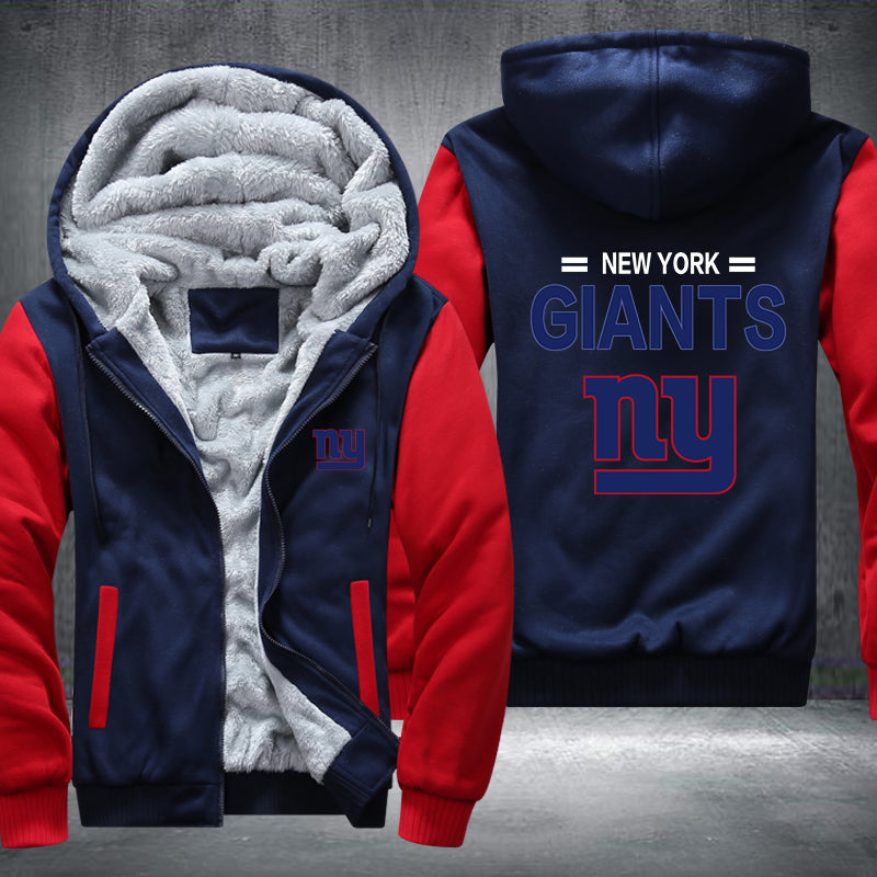 NFL NEW YORK GIANTS THICK FLEECE JACKET
