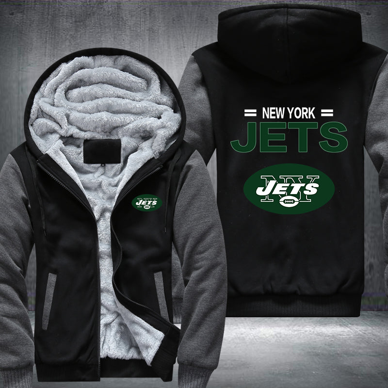 NFL NEW YORK JETS THICK FLEECE JACKET