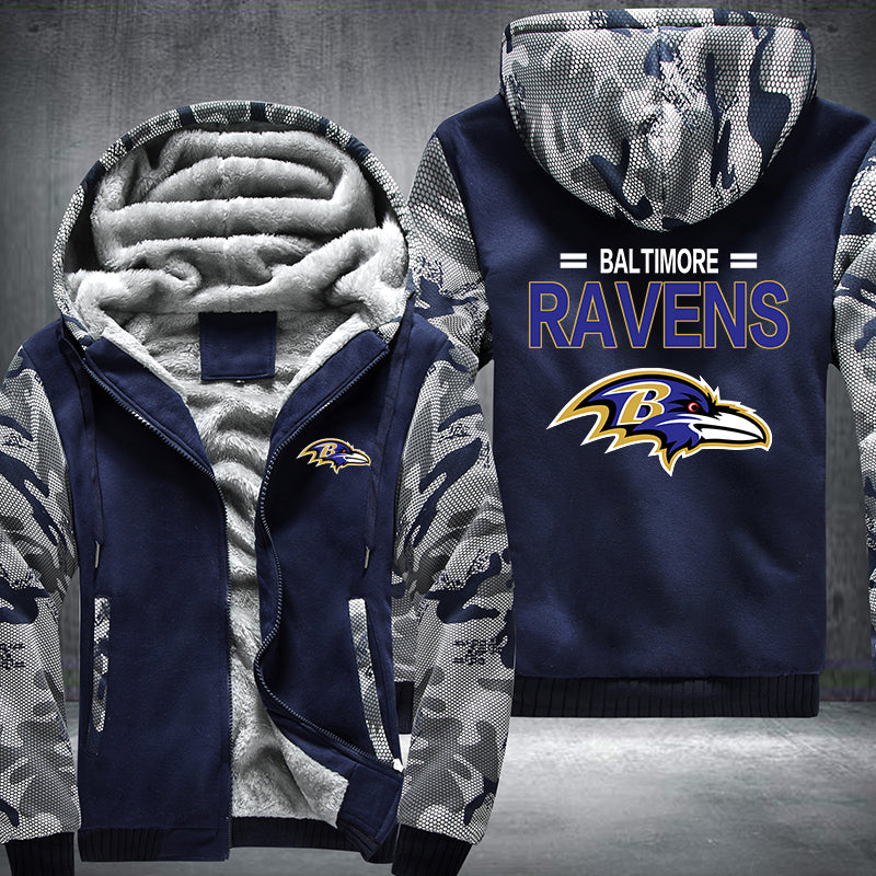 NFL BALTIMORE RAVENS THICK FLEECE JACKET