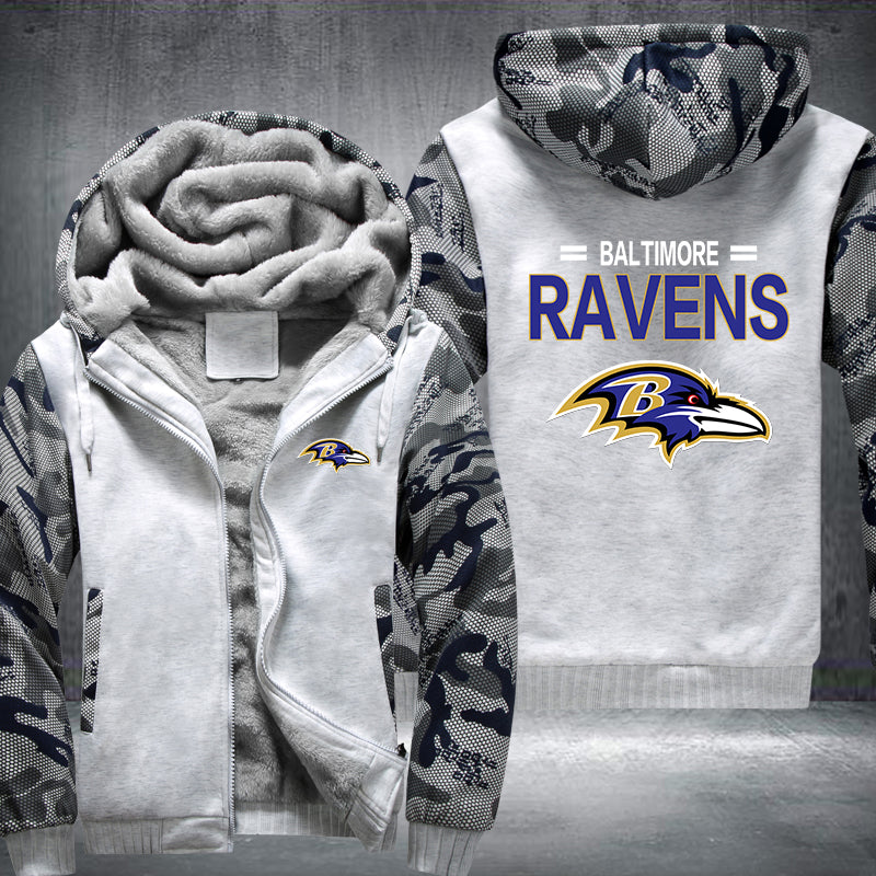 NFL BALTIMORE RAVENS THICK FLEECE JACKET
