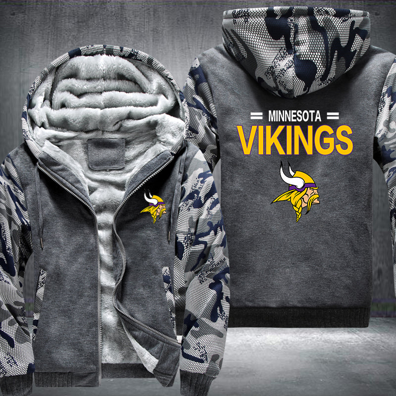 NFL MINNESOTA VIKINGS THICK FLEECE JACKET