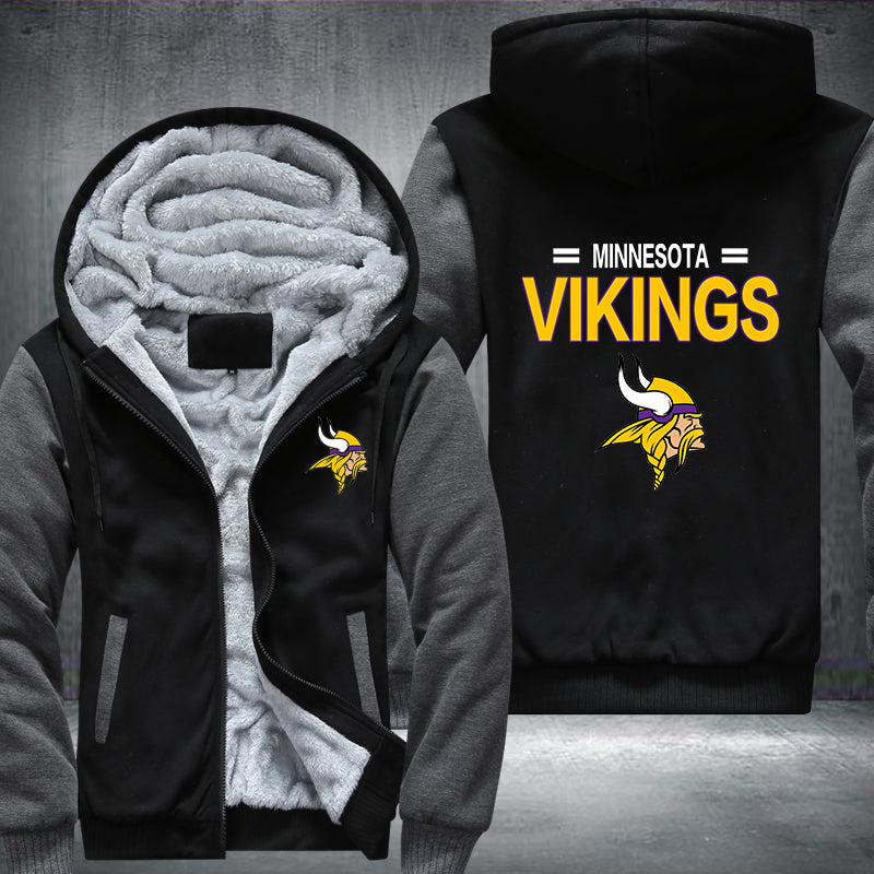 NFL MINNESOTA VIKINGS THICK FLEECE JACKET