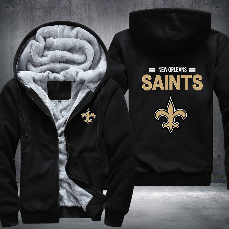 NFL NEW ORLEANS SAINTS THICK FLEECE JACKET
