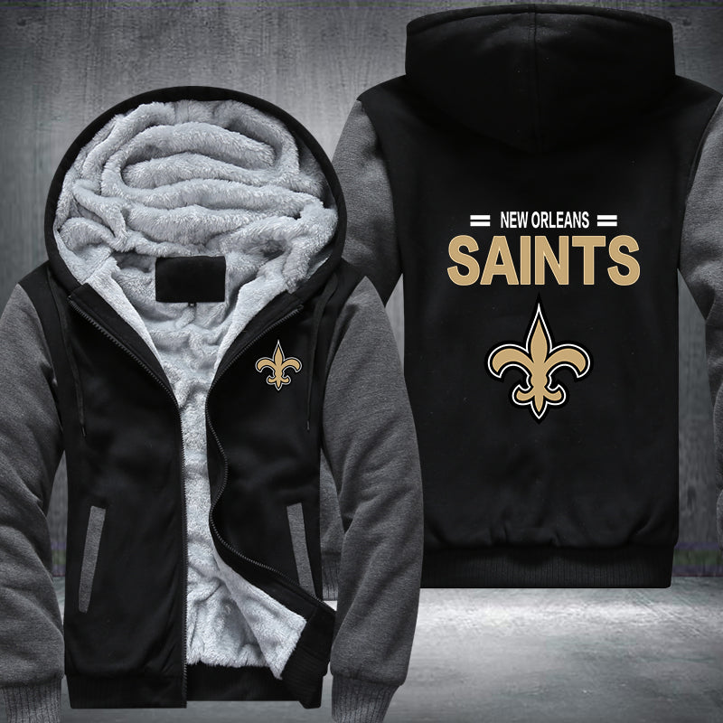 NFL NEW ORLEANS SAINTS THICK FLEECE JACKET