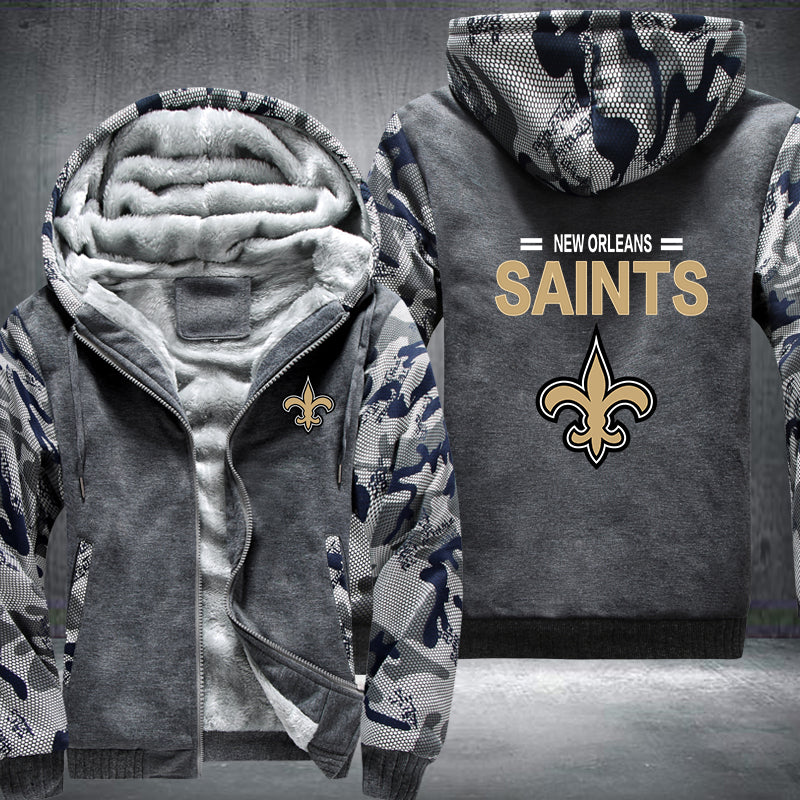 NFL NEW ORLEANS SAINTS THICK FLEECE JACKET