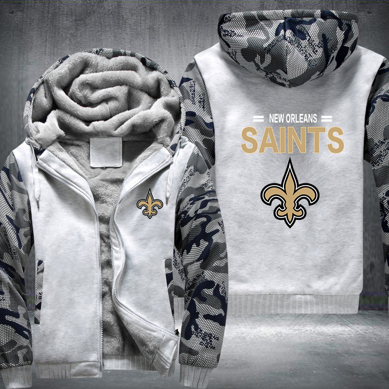 NFL NEW ORLEANS SAINTS THICK FLEECE JACKET