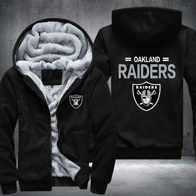 NFL OAKLAND RAIDERS THICK FLEECE JACKET