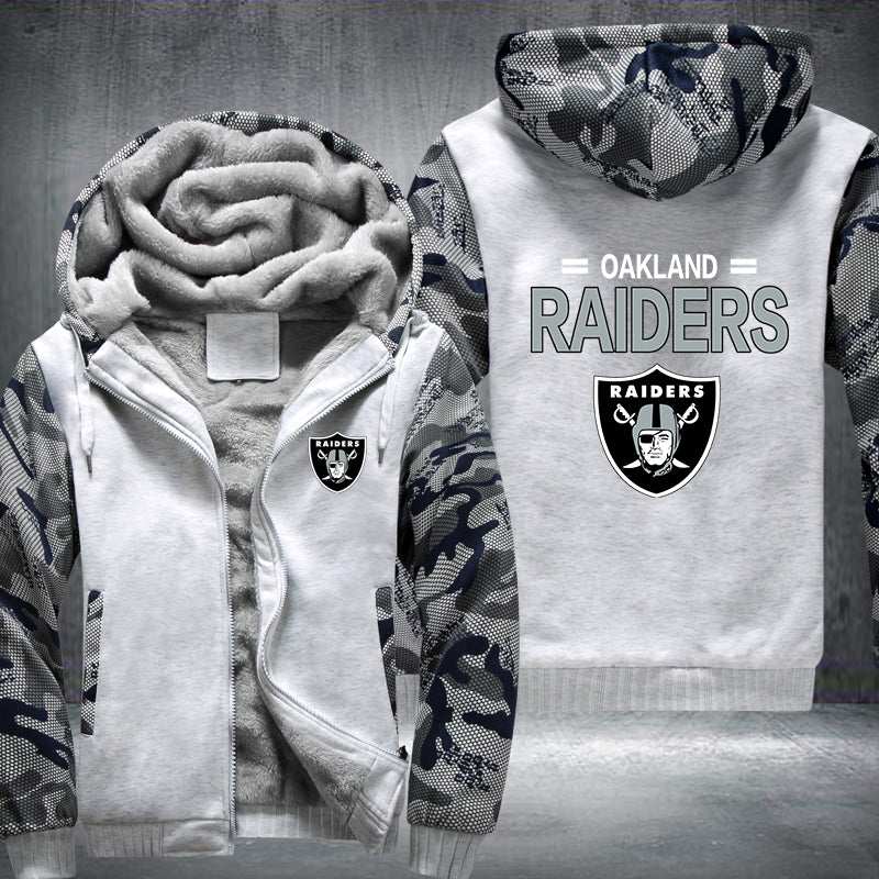 NFL OAKLAND RAIDERS THICK FLEECE JACKET