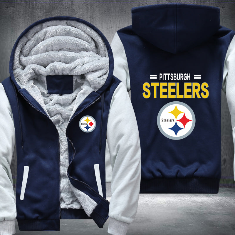 NFL PITTSBURGH STEELERS THICK FLEECE JACKET
