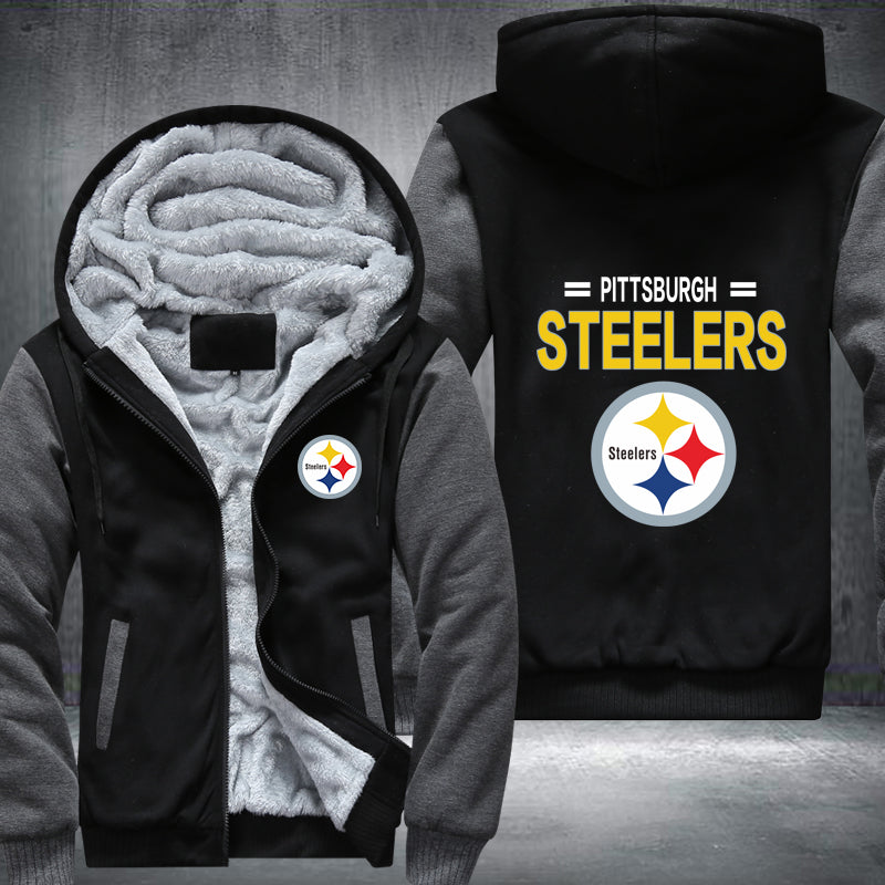 NFL PITTSBURGH STEELERS THICK FLEECE JACKET