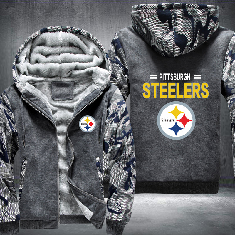 NFL PITTSBURGH STEELERS THICK FLEECE JACKET