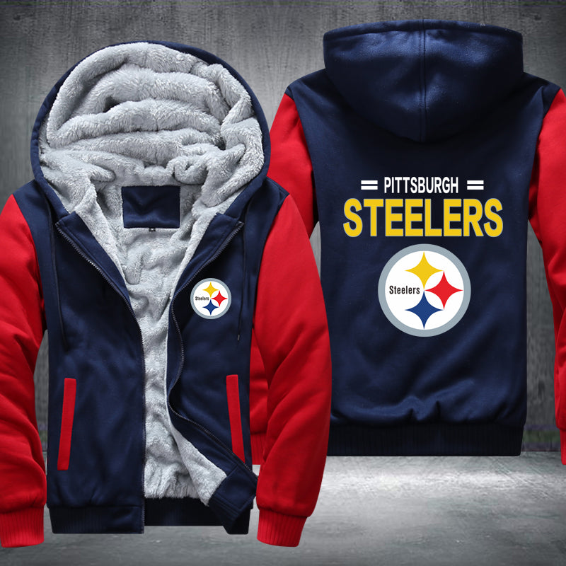 NFL PITTSBURGH STEELERS THICK FLEECE JACKET