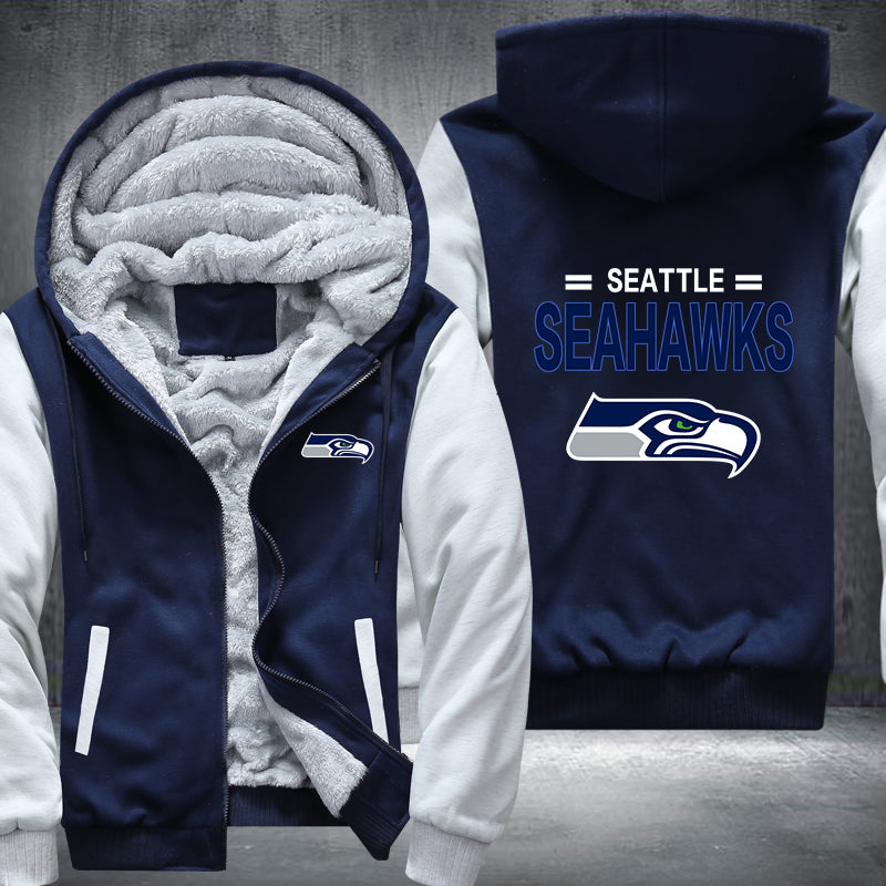 NFL SEATTLE SEAHAWKS THICK FLEECE JACKET