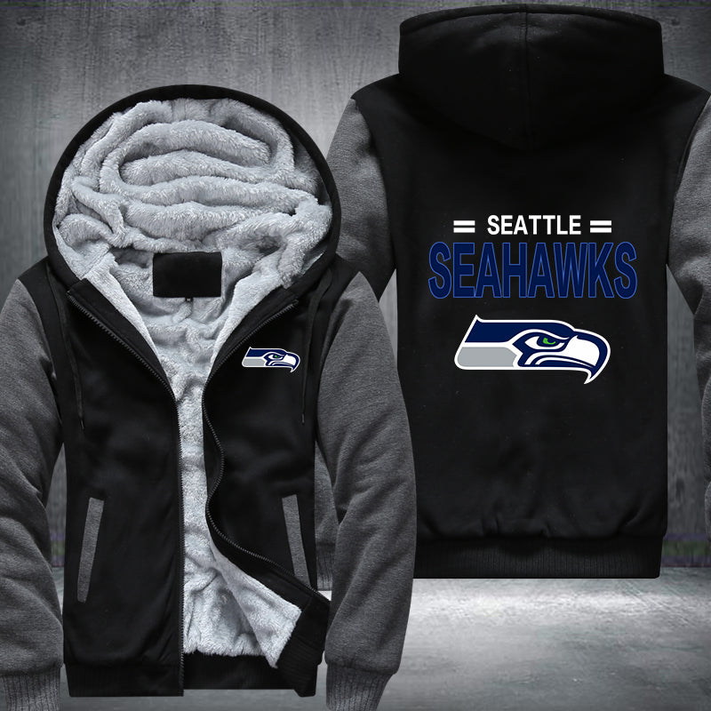 NFL SEATTLE SEAHAWKS THICK FLEECE JACKET