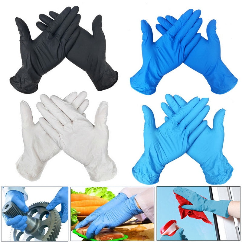 Disposable Nitrile Latex Gloves
