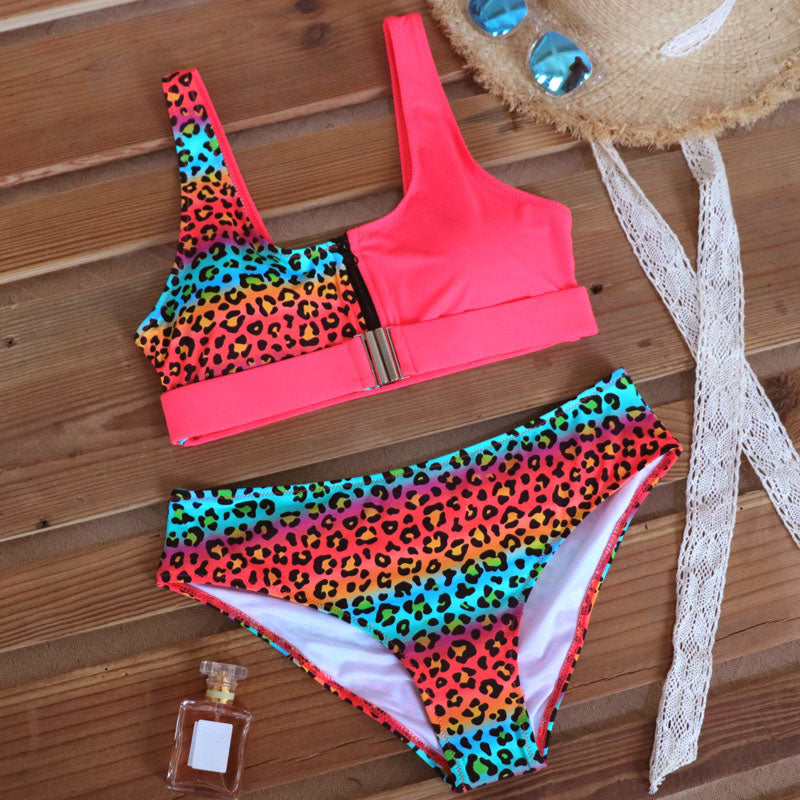 Riseado Sexy Bikini Set Leopard Swimwear Women 2020