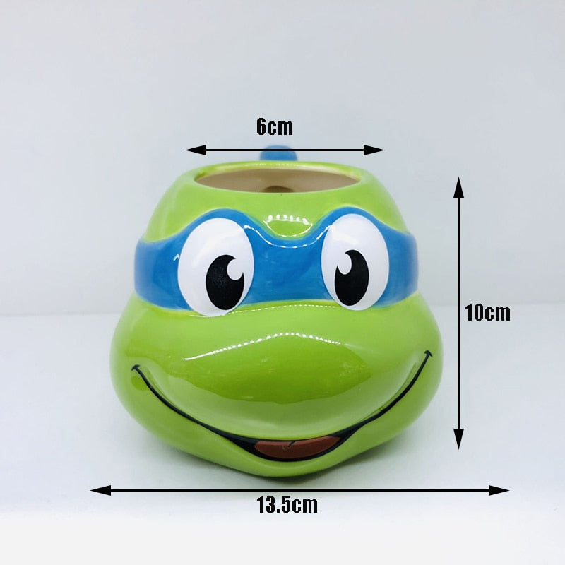 Cute Ninja Turtle Ceramic Coffee/Tea/Milk Cup - Ideal gift for kids