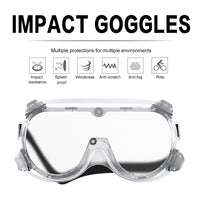 Thumbnail for Infection Preventing Eye Protection Vented Safety Glasses Anti Fog Dust Clearing Lab Goggles