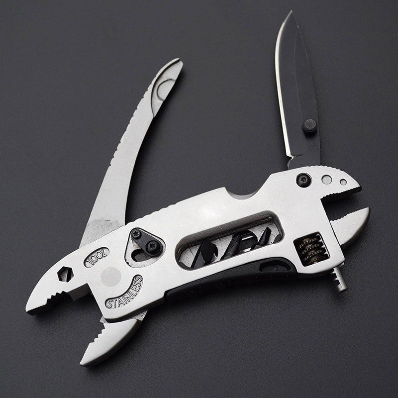 Portable Folding Multifunction Wrench Jaw+Screwdriver+Pliers+Knife Multi Tool Set Survival Gear Mini Tools Pocket Multitool
