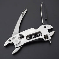 Thumbnail for Portable Folding Multifunction Wrench Jaw+Screwdriver+Pliers+Knife Multi Tool Set Survival Gear Mini Tools Pocket Multitool