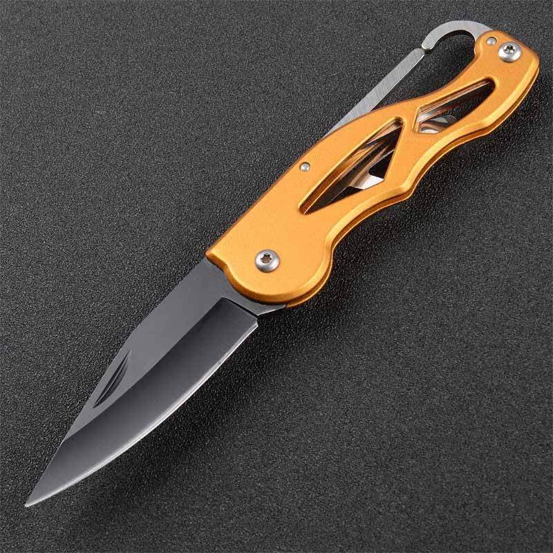Pocket Survival Rescue Folding Camping Mini Keychain Tactical Hunting Outdoor Knife