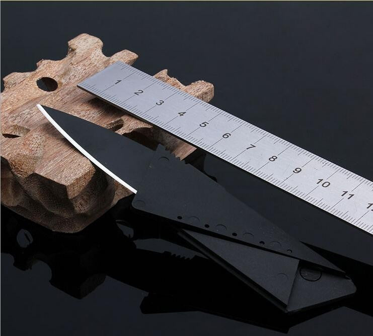 Credit card knife mini outdoor pocket knife Hunting camping hand tool knife sharp portable survival folding knife