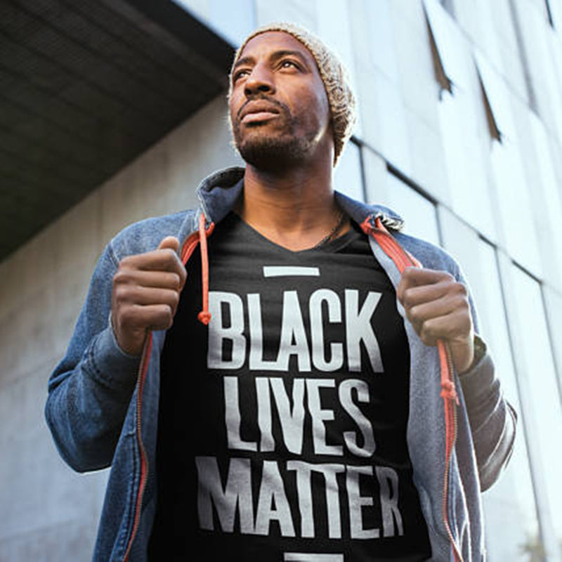 Black Lives Matter - Men's Casual Cotton Short Sleeve T Shirt