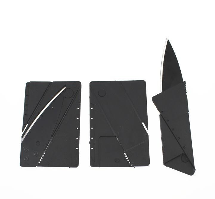 Credit card knife mini outdoor pocket knife Hunting camping hand tool knife sharp portable survival folding knife