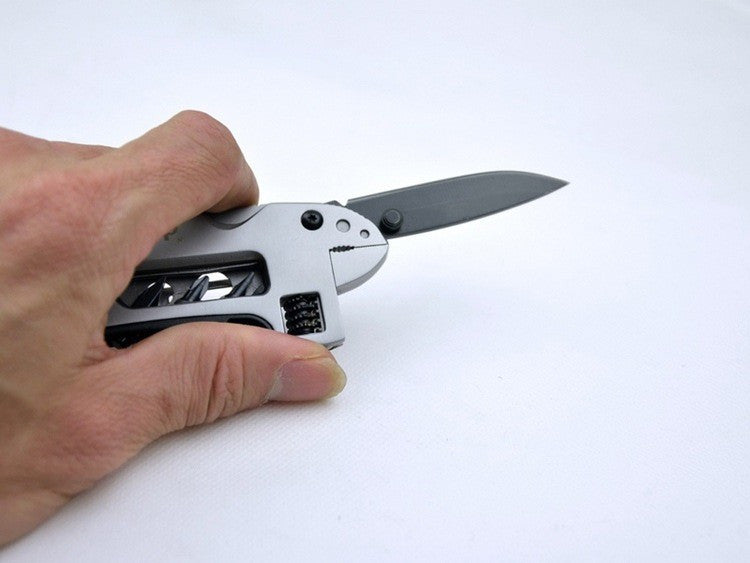 Portable Folding Multifunction Wrench Jaw+Screwdriver+Pliers+Knife Multi Tool Set Survival Gear Mini Tools Pocket Multitool
