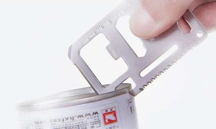 11 in 1 Multifunction Outdoor Hunting Survival Camping Pocket Military Credit Card Knife Multitool