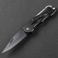 Thumbnail for Pocket Survival Rescue Folding Camping Mini Keychain Tactical Hunting Outdoor Knife