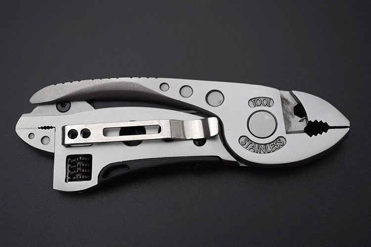 Portable Folding Multifunction Wrench Jaw+Screwdriver+Pliers+Knife Multi Tool Set Survival Gear Mini Tools Pocket Multitool