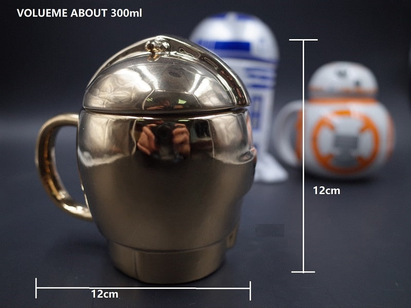 Retro Star Wars 3D Ceramic Coffee/Tea Mugs