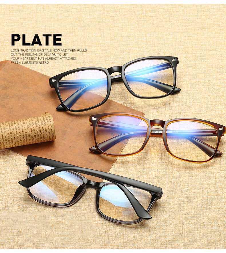 Anti Blue Light Coating Rays Computer Glasses for Men and Women
