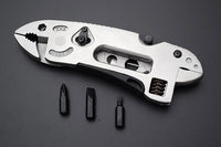 Thumbnail for Portable Folding Multifunction Wrench Jaw+Screwdriver+Pliers+Knife Multi Tool Set Survival Gear Mini Tools Pocket Multitool