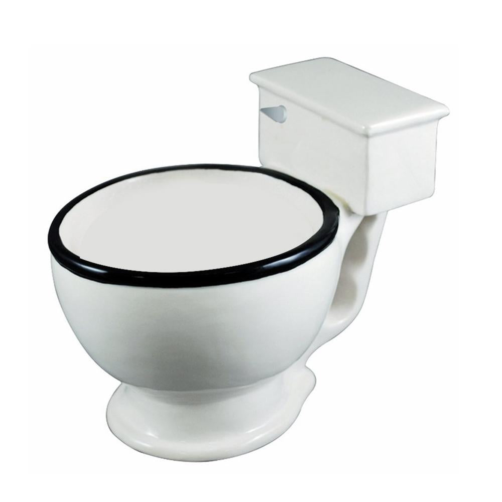Creative and funny toilet shaped ceramic mug for multipurpose use