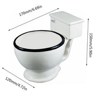 Thumbnail for Creative and funny toilet shaped ceramic mug for multipurpose use