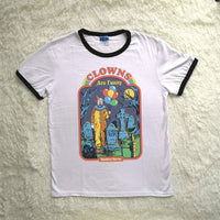 Thumbnail for Childhood Clowns Are Funny Tshirt