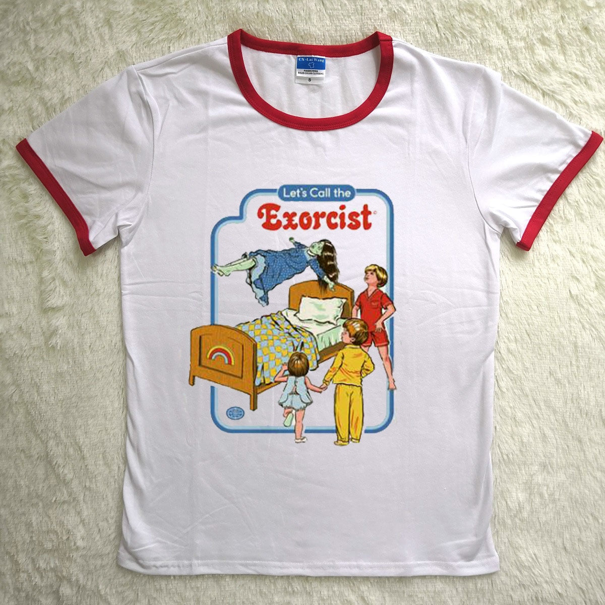 Let's Call The Exorcist Childhood Spoof Tshirt