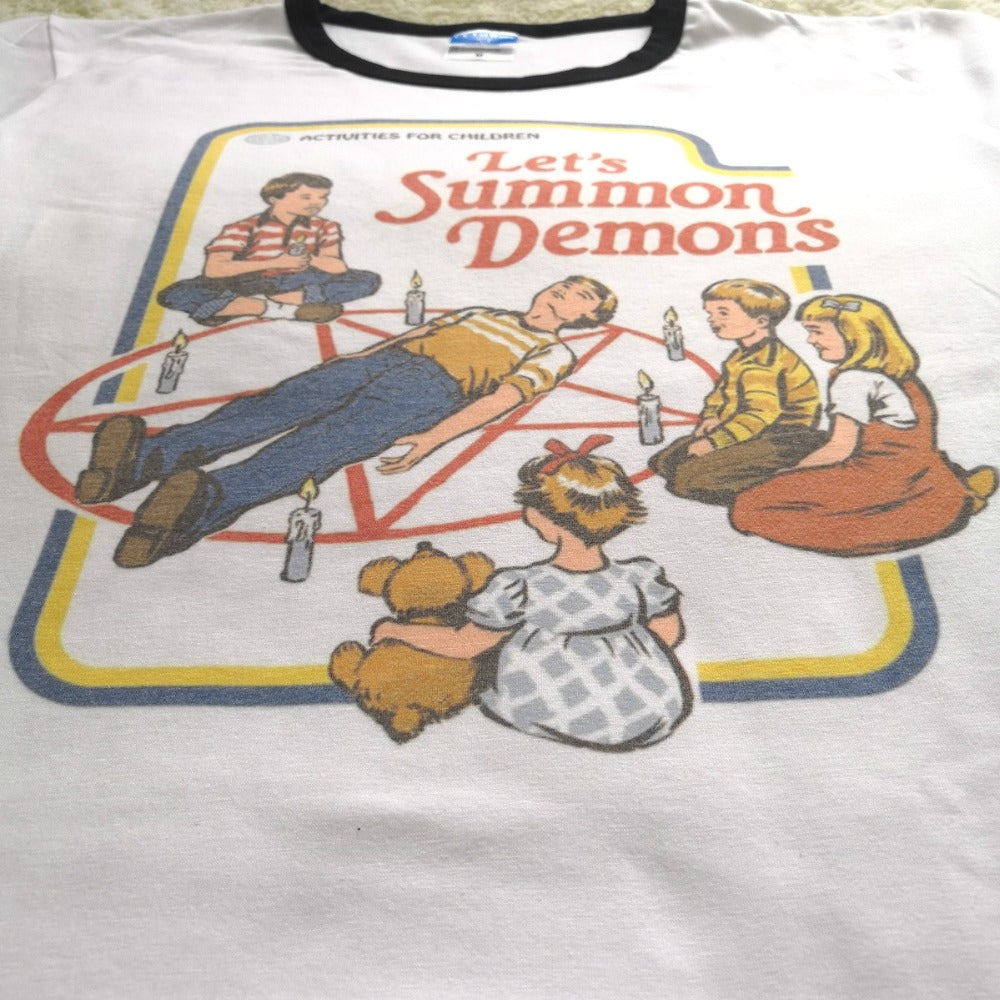 Childhood Let's Summon Demons Tshirt