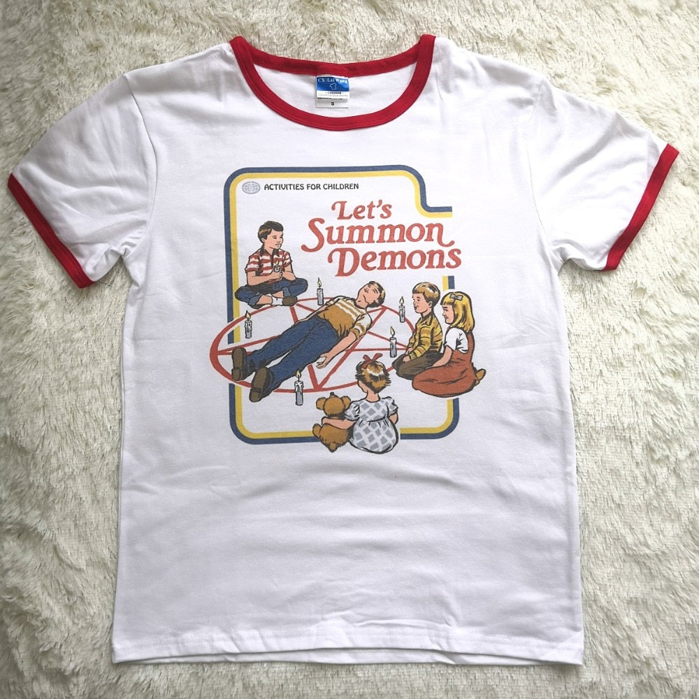 Childhood Let's Summon Demons Tshirt