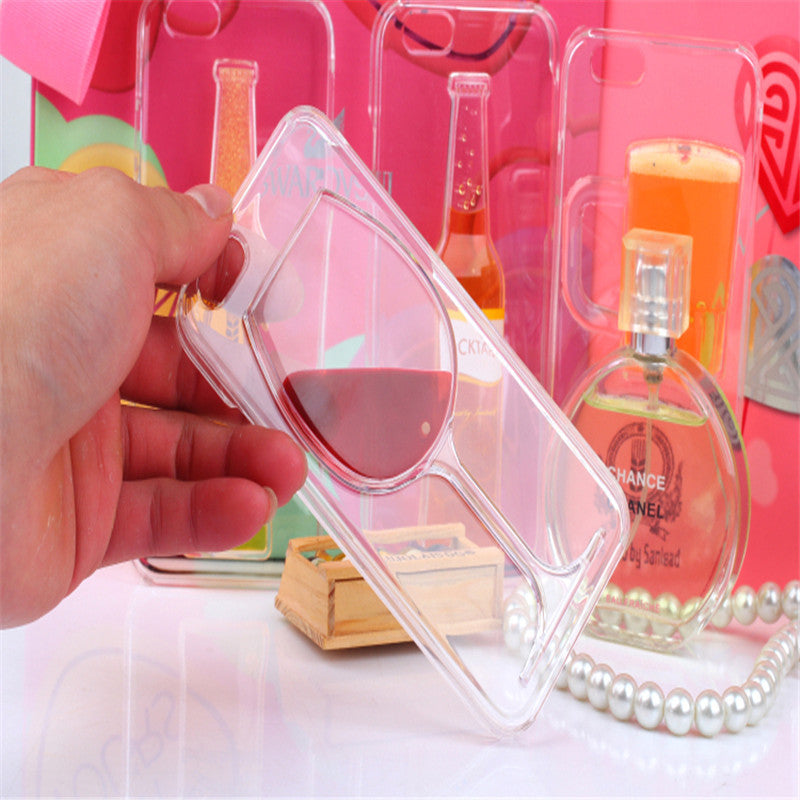 Wine Lovers Red Wine Cup Liquid Transparent Case Cover For Apple iPhone 4 4S 5C 5 5S 6 6S 6 Plus All Models Phone Cases Back Covers - TshirtNow.net - 6