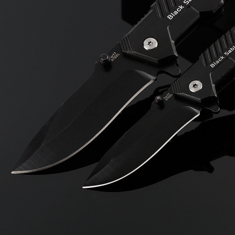 Cold Steel black blade 57HRC folding outdoor camping knife