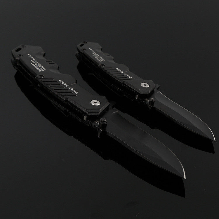 Cold Steel black blade 57HRC folding outdoor camping knife
