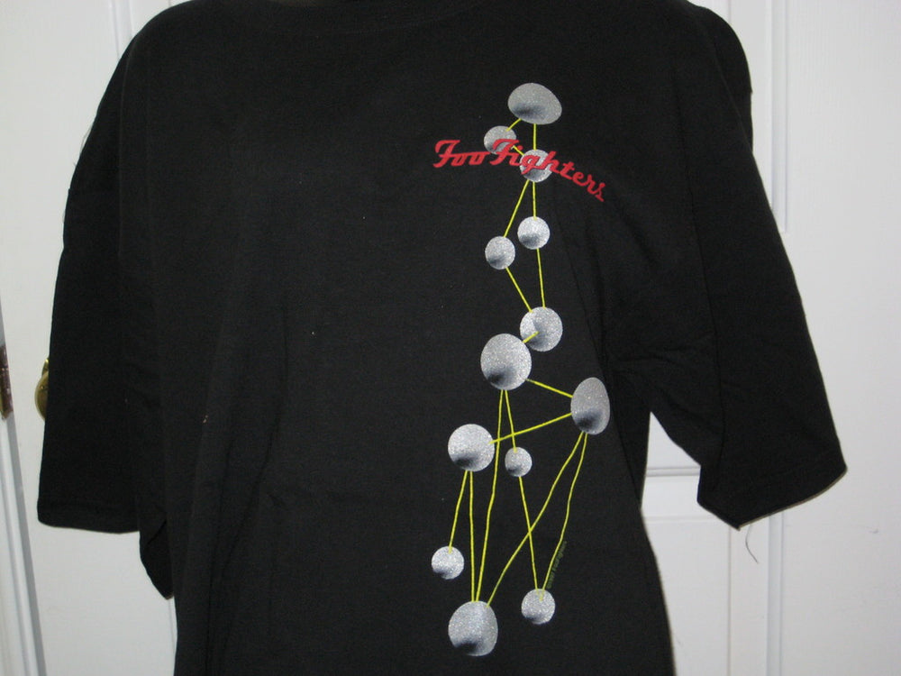Foo Fighters Atoms Adult Black Size XL Extra Large Tshirt - TshirtNow.net