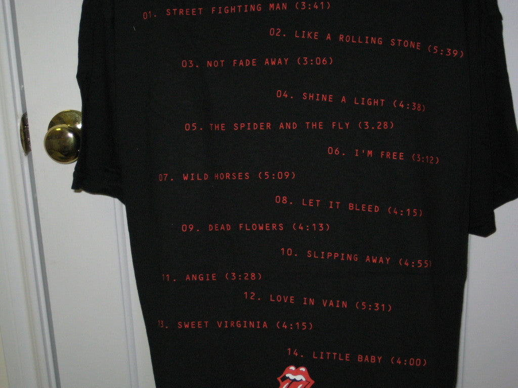 Rolling Stones Stripped Adult Black Size XL Extra Large Tshirt - TshirtNow.net - 4