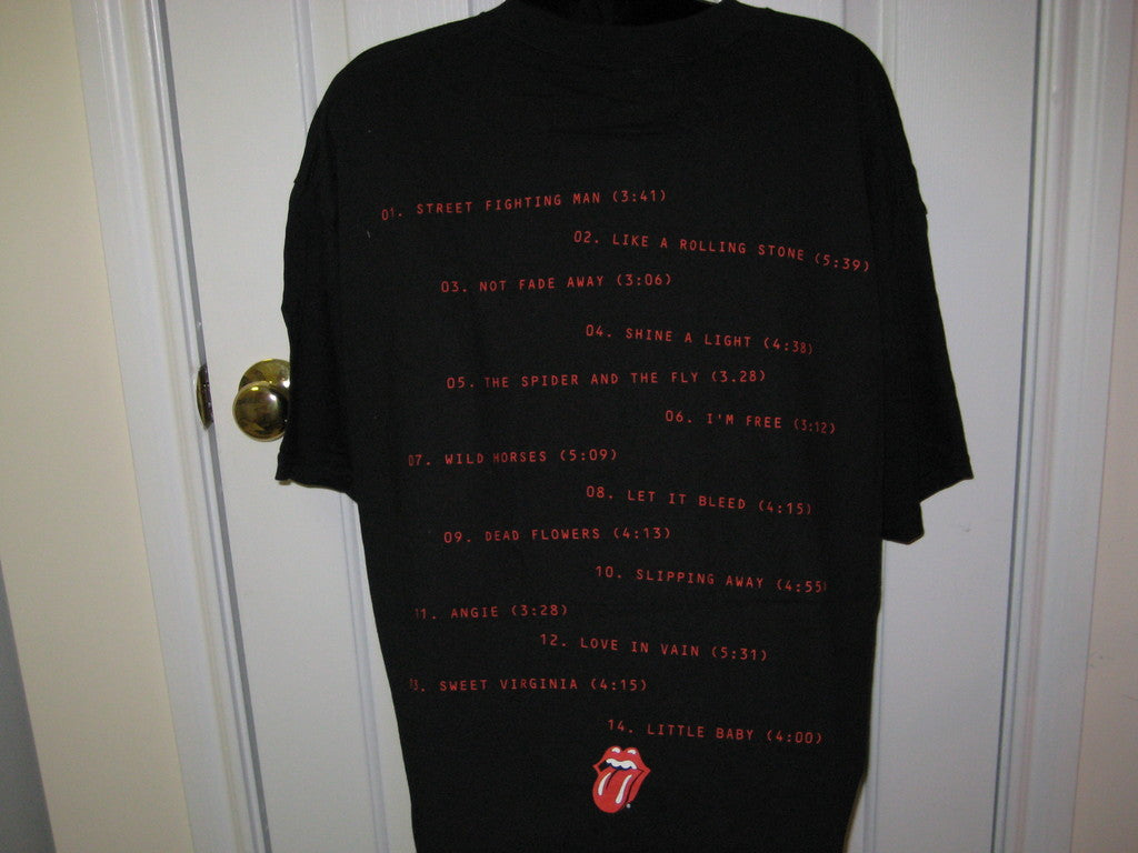 Rolling Stones Stripped Adult Black Size XL Extra Large Tshirt - TshirtNow.net - 3