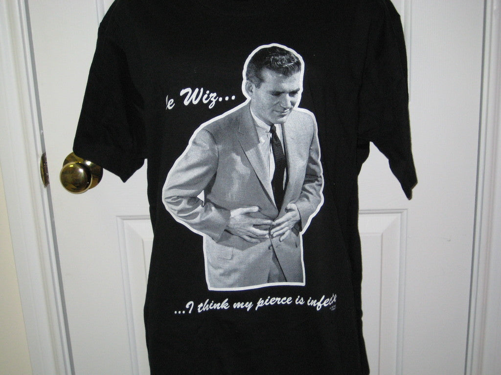 Gee Whiz...I Think my Pierce is Infected Adult Black Size L Large Tshirt - TshirtNow.net - 2